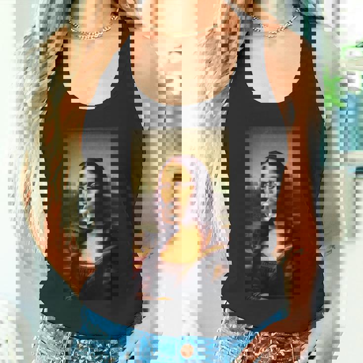 Mona Lisa チューインガム レオナルド・ダ・ヴィンチ ジョコンダ イタリアアート タンクトップ