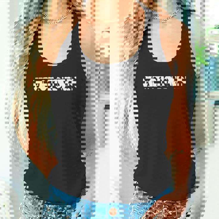 Motown ヴィンテージ風 デトロイト音楽好き タンクトップ