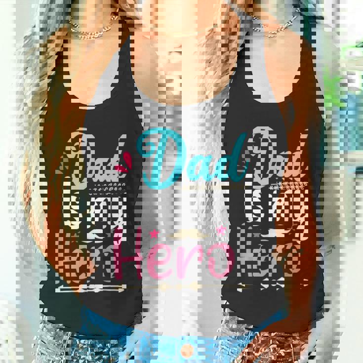 My Dad Is My Hero ギフト 父の日 クール キッズ シャツ メンズ レディース タンクトップ