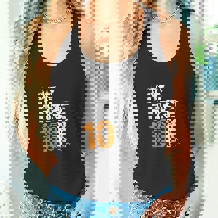 My First 10K 初心者達成マラソン タンクトップ