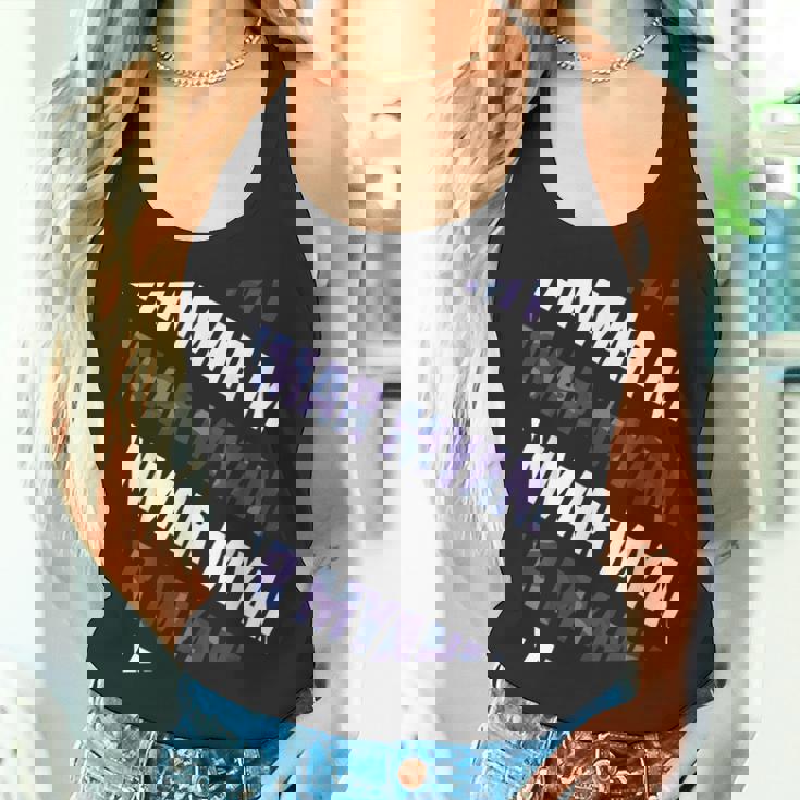 Myanmarカモ柄パープルカモフラージュ タンクトップ