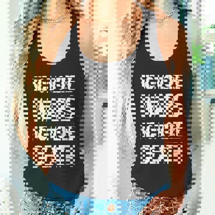 No More Wars No More Death タンクトップ