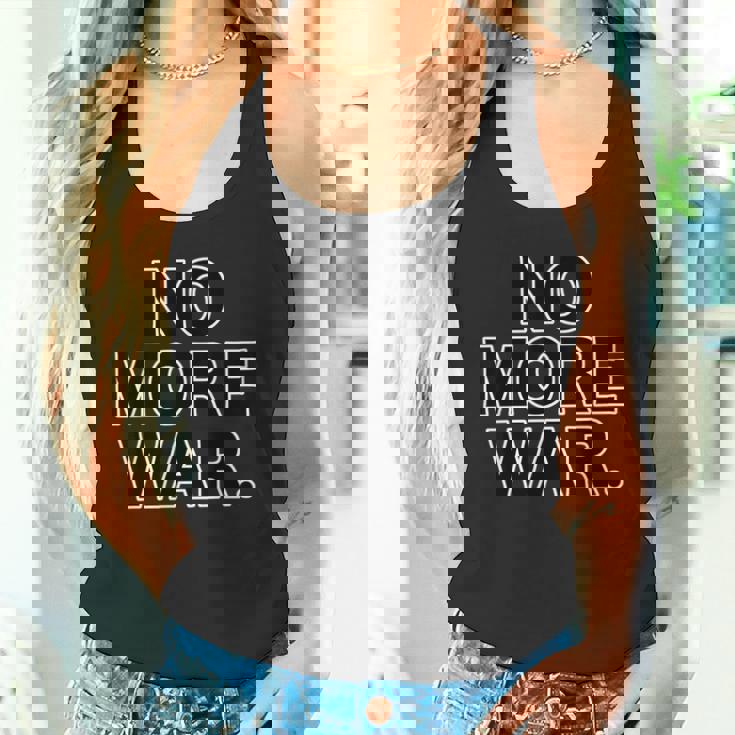 No More War【戦争は いらない】反戦 タンクトップ