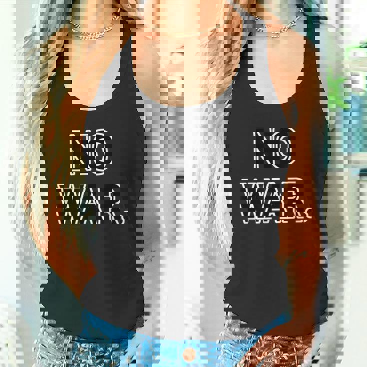 No War【戦争は いらない】反戦 タンクトップ