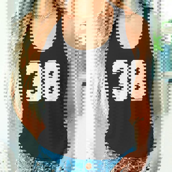 Number 38Ports Jersey Player 38 Fan Front Printarsity タンクトップ