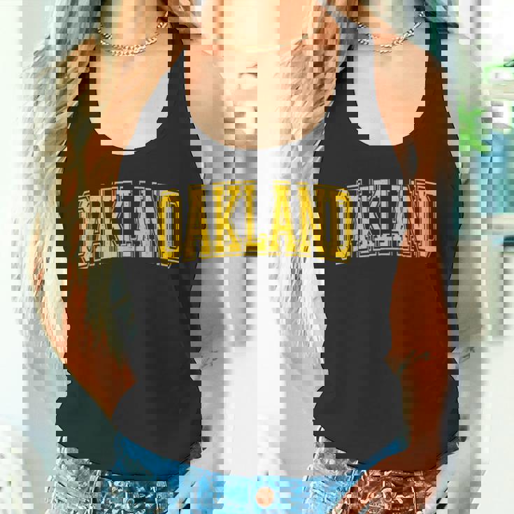 Oaklandarsityports アスレチックジャージスタイル タンクトップ