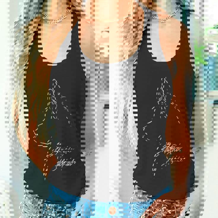 Old Germanhepherd Dog Profile ドッグブリードドッグ タンクトップ