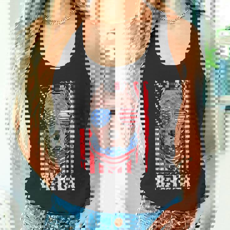 Pit-Bull Usa 愛国的な犬服 アメリカ国旗 メンズ タンクトップ