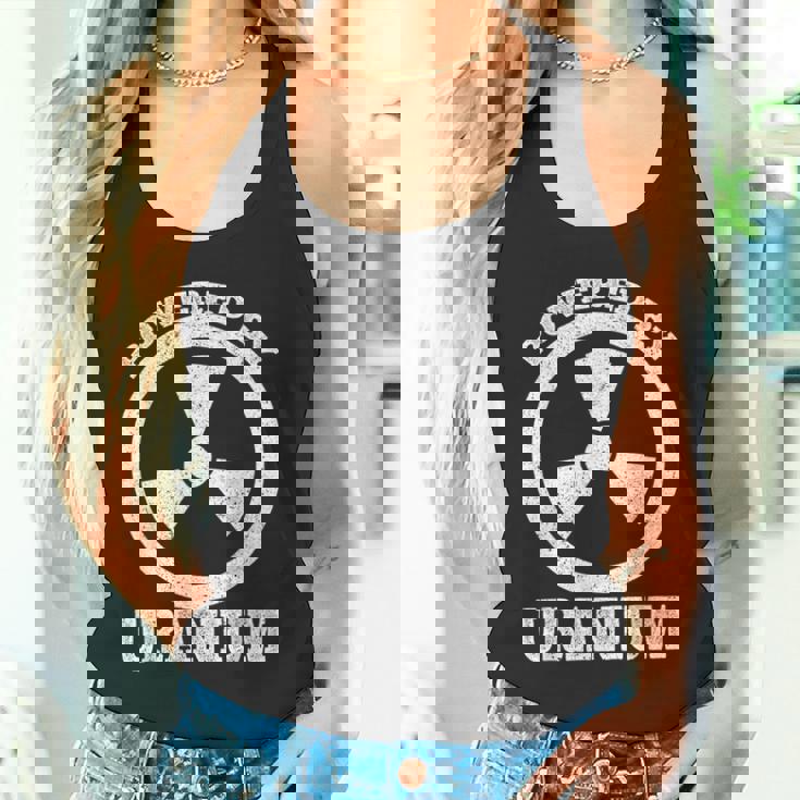 Powered By Uranium 原子力エンジニア タンクトップ