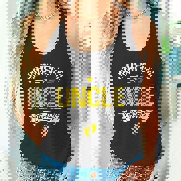 メンズ Promoted To Uncle Est 2027Oon To Be Dad タンクトップ