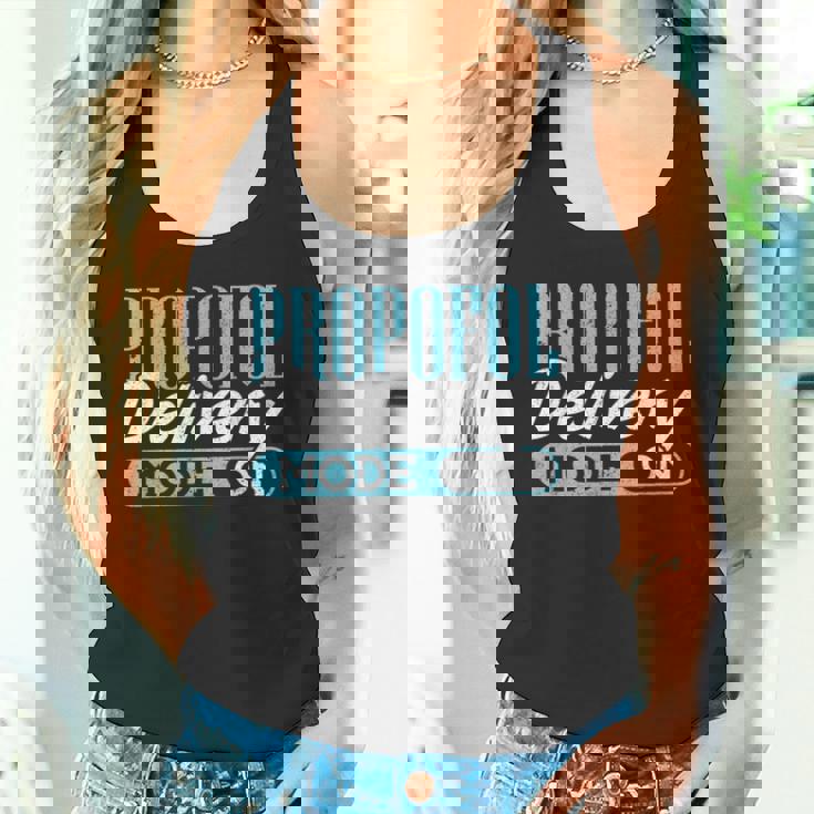 Propofol Delivery Mode On 麻酔科医 タンクトップ