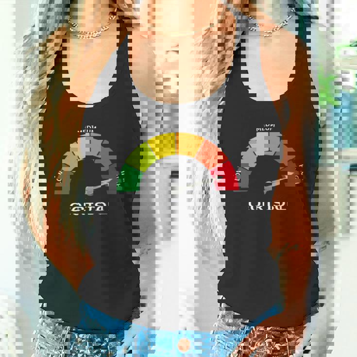 Pure Cortisol 面白いストレスメーターで走る 長袖tシャツ タンクトップ