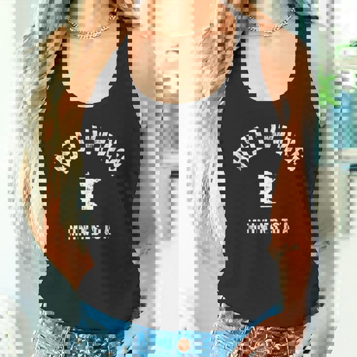 Red Wing ミネソタ Mn ヴィンテージ 70年代 アスレチック スポーツデザイン 長袖tシャツ タンクトップ