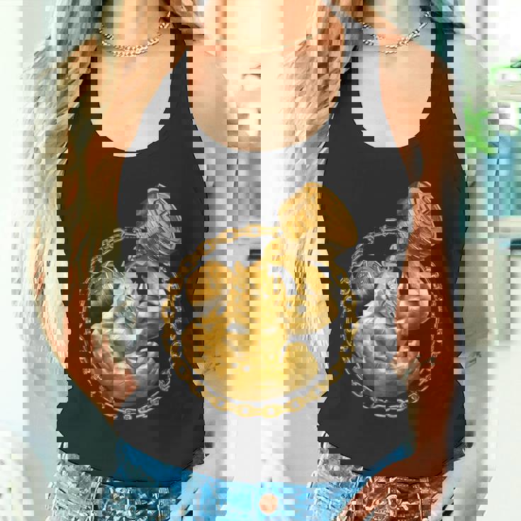 Rhino Beast ワークアウト ゴールド フィットネス ジム 動物 筋肉 ダンベル タンクトップ