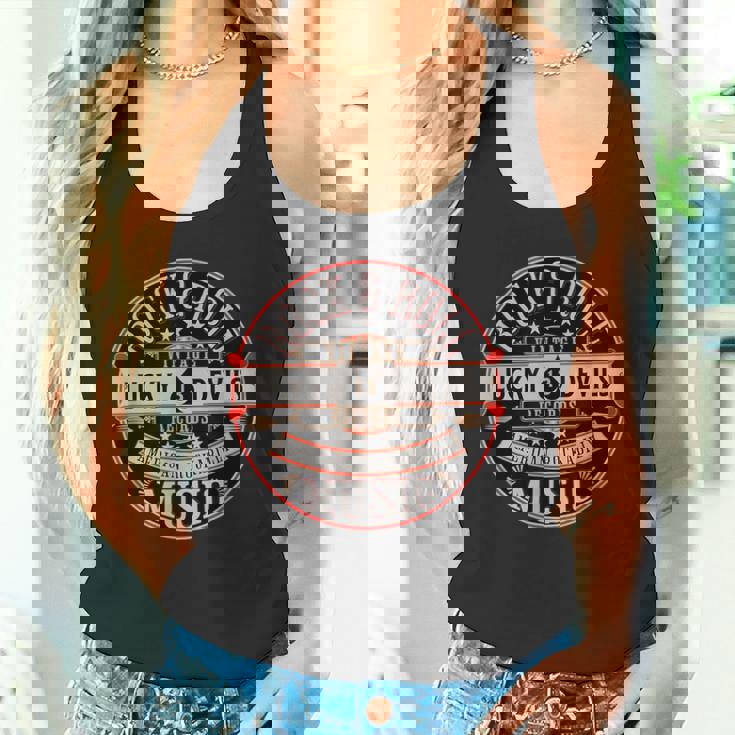 Rockabilly Music Lucky Devil レトロ ヴィンテージ 1950年代ロックロール タンクトップ