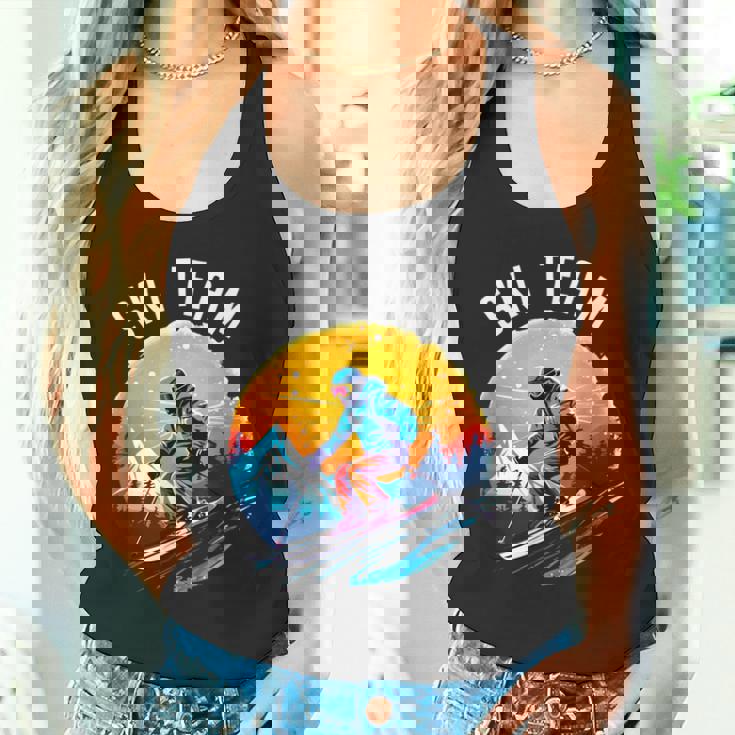 Ski Team スキーチーム スキーヤー スクール スキー旅行 スキーチーム クルー スキー タンクトップ