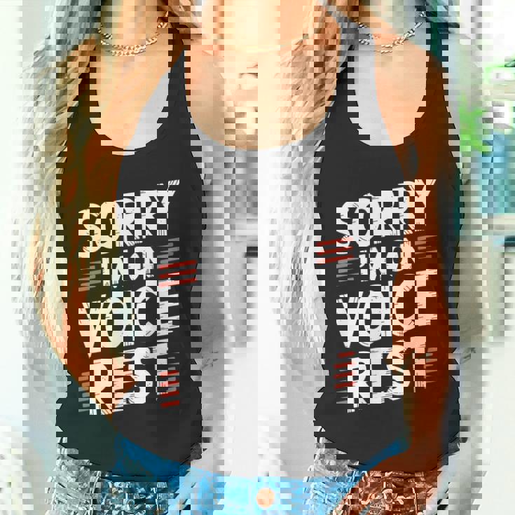 Sorry I'm Onoice Rest ボーカル合唱団の歌手休憩 タンクトップ