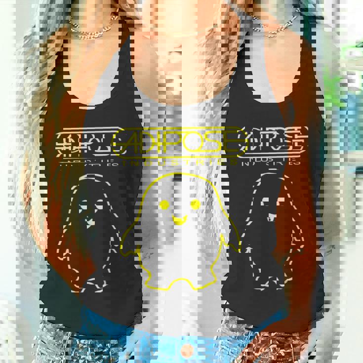 Spacetime-Tour Adipose アイコニックなscifiアドベンチャーファン タンクトップ