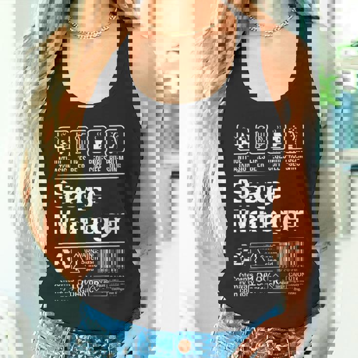 Stage Manager Description Label タンクトップ