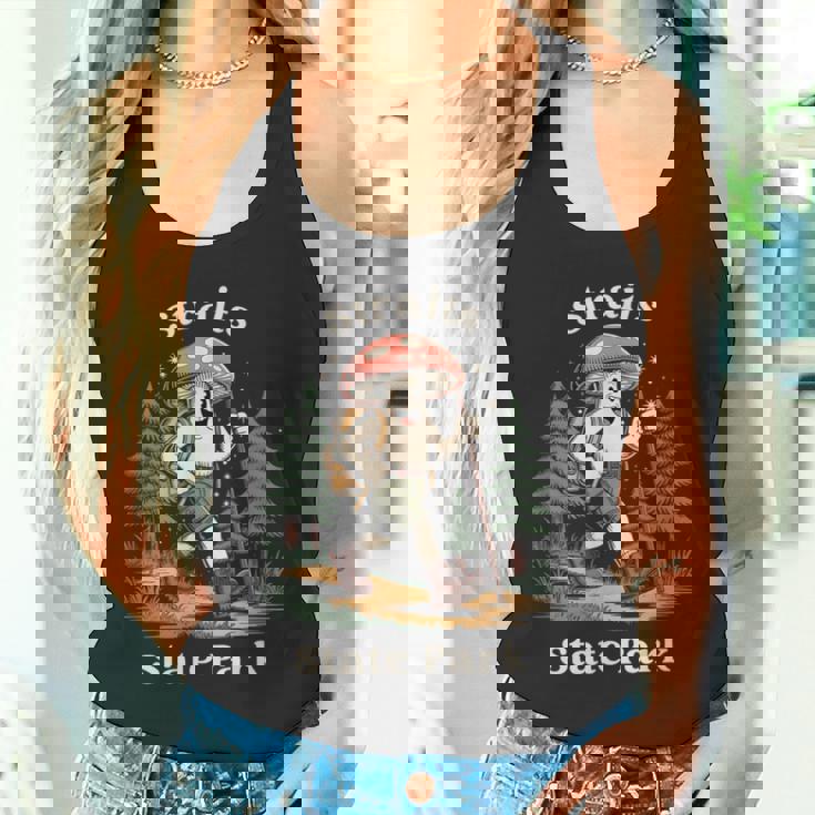 Straits State Park Michigan Hiking Mushroom Vacation Tank Top