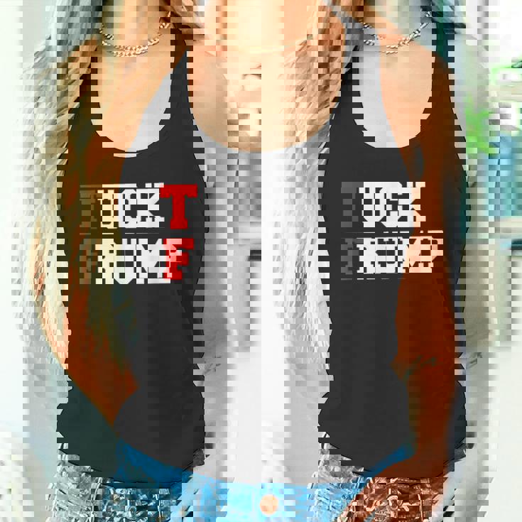 Tuck Frump 面白い反ドナルド・トランプドナルド・トランプ タンクトップ