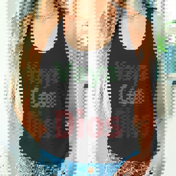 Vaya Con Dios Go With God Walk With Godインスピレーションtシャツ タンクトップ