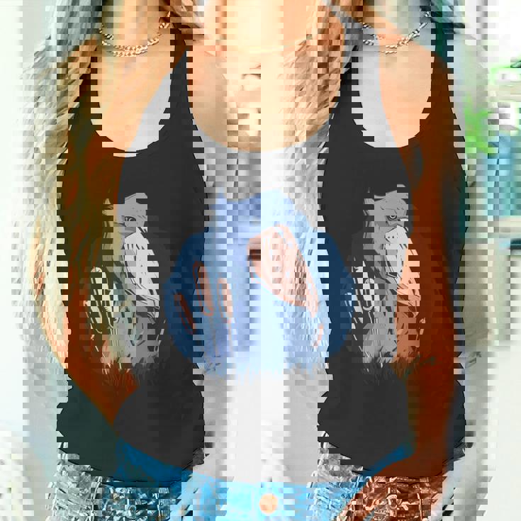 Vxl ハシビロコウ 鳥類 鳥類学者 ホエールビル 動物 タンクトップ