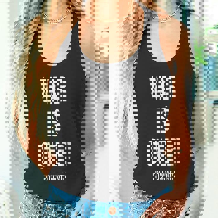 War Is Over If You Want It 長袖tシャツ タンクトップ