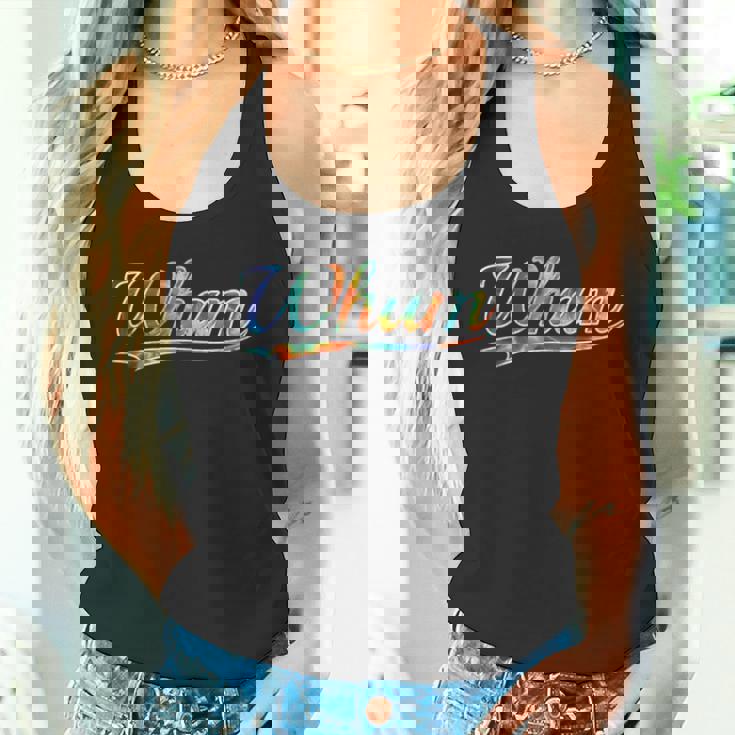 Wham Comic Booktyle Retroound Effect Tie Dyeintage タンクトップ