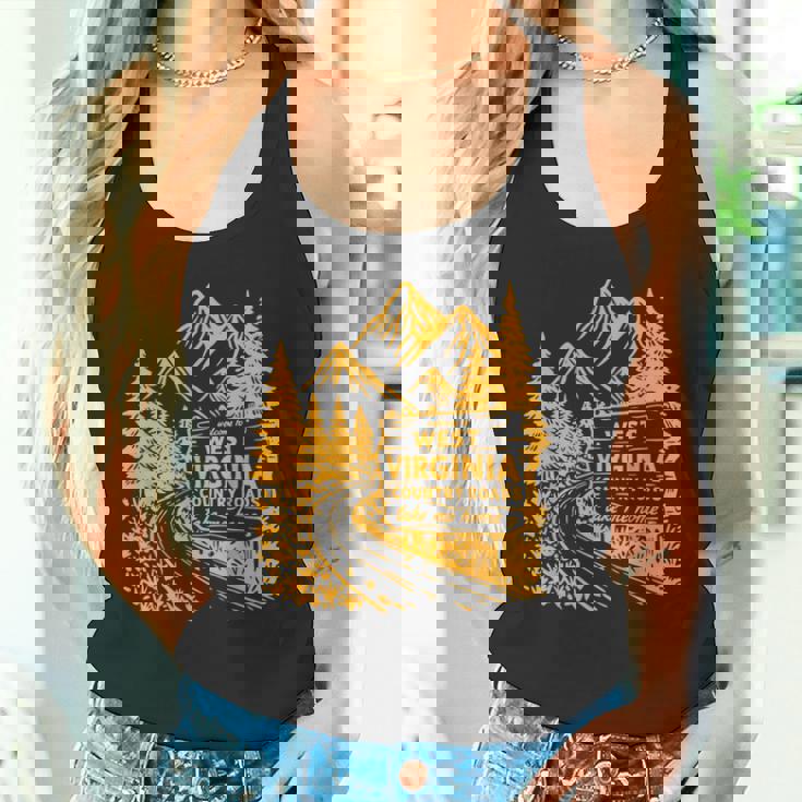 Wv ミニマリストヴィンテージウェストバージニア州生まれ育ち地元をご覧ください タンクトップ