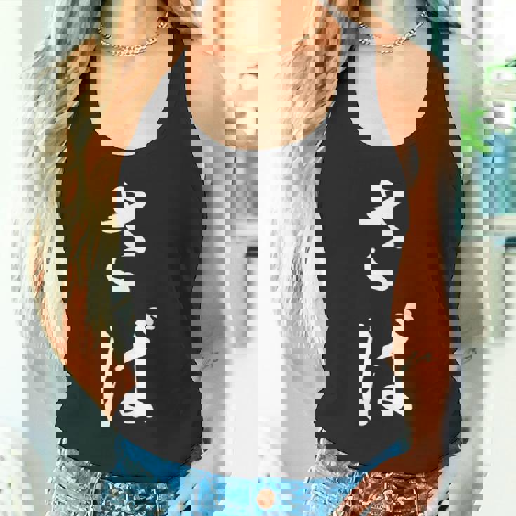 「さば」おもしろtシャツ 漢字 さば 文字入り タンクトップ