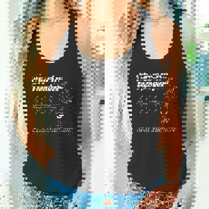 「アデノシン三リン酸（さんリンさん）：世界で一番 貴重な通貨」英語 生物学 生化学 生物化学 科学 理科 有機化学 長袖tシャツ タンクトップ