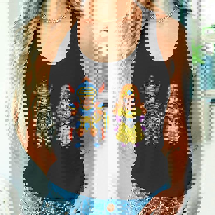 【公式】Hd-2D版『ドラゴンクエストi』キャラクタードット 長袖tシャツ タンクトップ