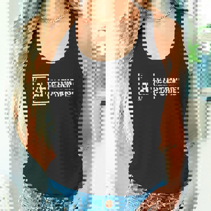 ああ、驚きの要素 化学 科学 ユーモア 先生 タンクトップ