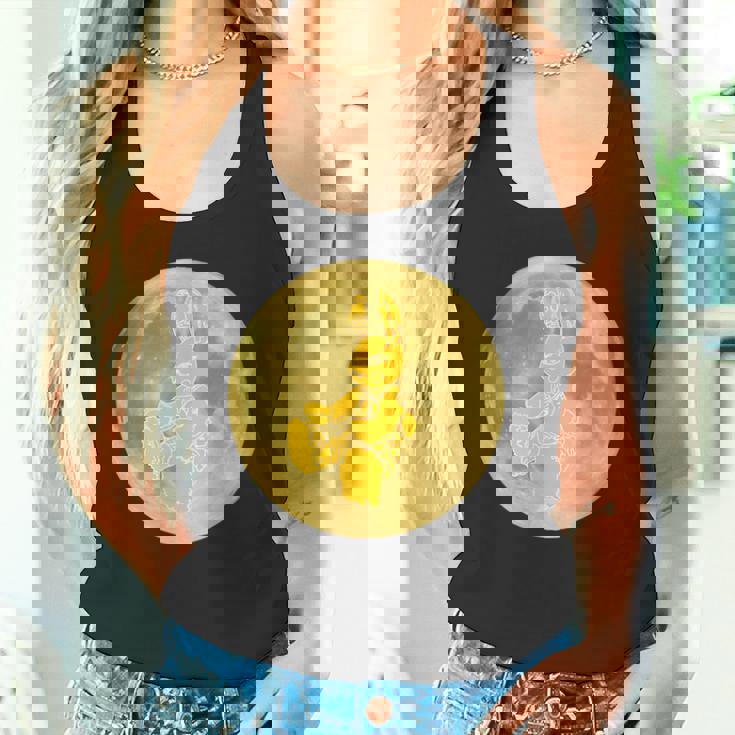 うさぎ星人 On The Yellow Moon タンクトップ