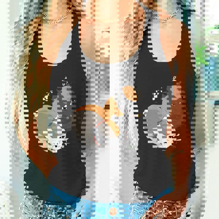 おもしろ猫ニャンコ先生 長袖tシャツ タンクトップ