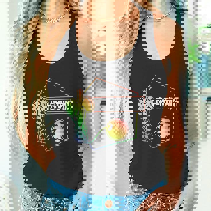 けん玉グッズ ウォーターカラーデザイン タンクトップ