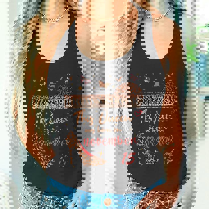 この女王は11月15日の誕生日ブラウンシュガーで生まれました。 長袖tシャツ タンクトップ