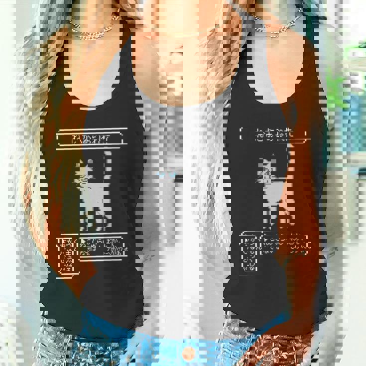 ねこがあらわれた！ 猫好き ゲーム好き ネコ飼い ネコママ 猫ママ ネコパパ 猫パパ Rpg ゲーム 猫 ねこ ネコ 長袖tシャツ タンクトップ