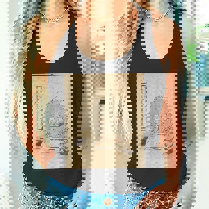 もじやもじや【日本の妖怪シリーズ】 長袖tシャツ タンクトップ