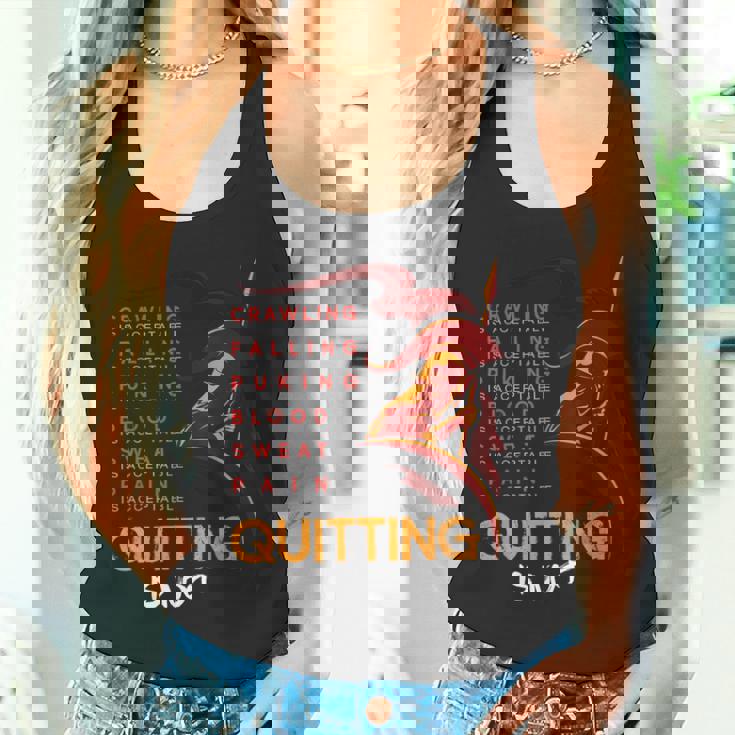 やめることは許されない スパルタンとマッドレース タンクトップ