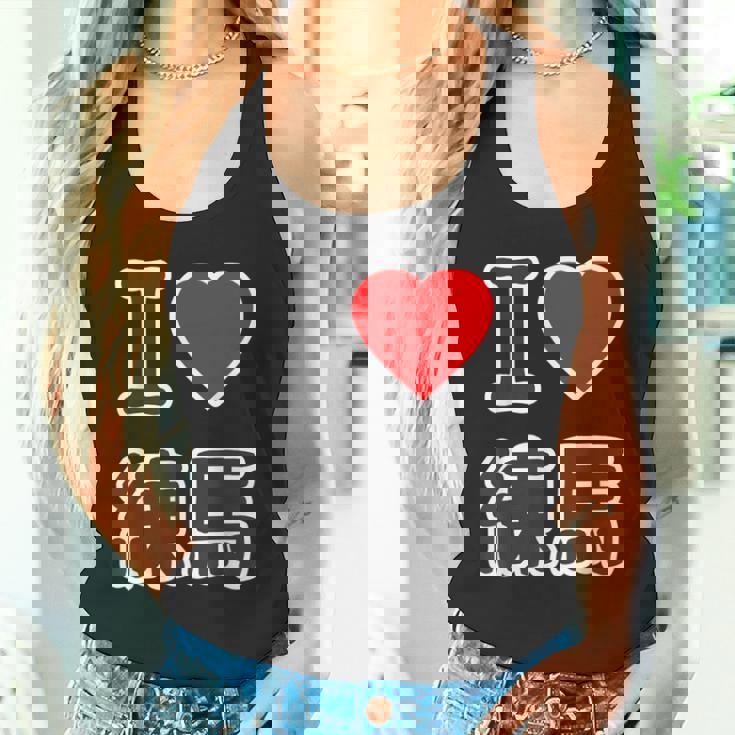 アイラブ・練馬（I Love ハート）練馬区 ビッグ 大きな文字【23区】ジモtティ 地元愛 面白い タンクトップ