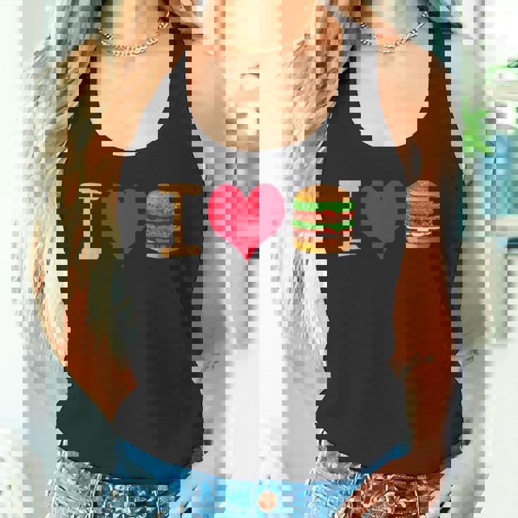 アイ・ラブ・デラックス・ハンバーガー タンクトップ