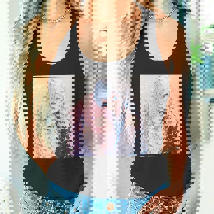 アニメ少女 姉オタク 長袖tシャツ タンクトップ