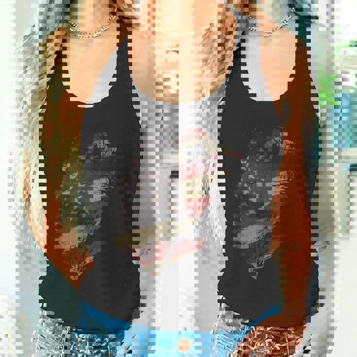 アメリカ国旗 ドナルド・トランプ 大統領のシルエット タンクトップ