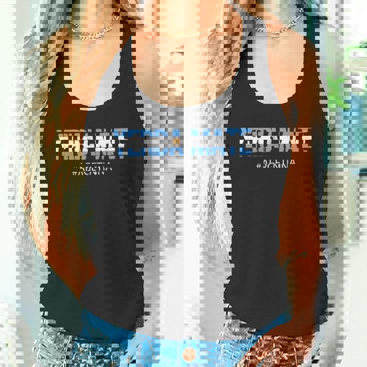 アルゼンチン アルゼンチン国旗 メンズ レディース Camisa Té Yerba Mate タンクトップ