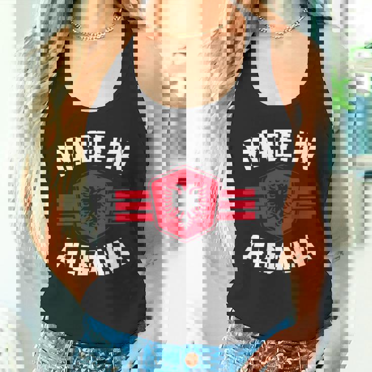 アルバニア アルバニア国旗 長袖tシャツ タンクトップ