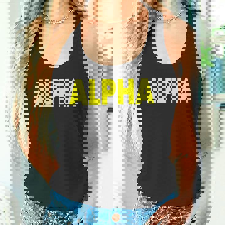 アルファ 長袖tシャツ タンクトップ