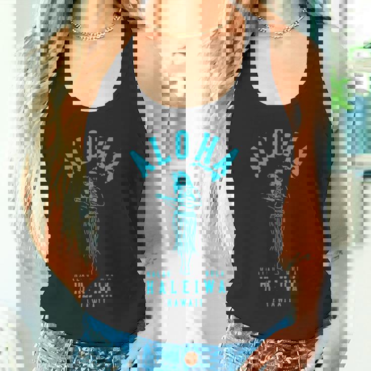 アロハ ウクレレ フラ ハラウ ハレイワ ハワイ タンクトップ