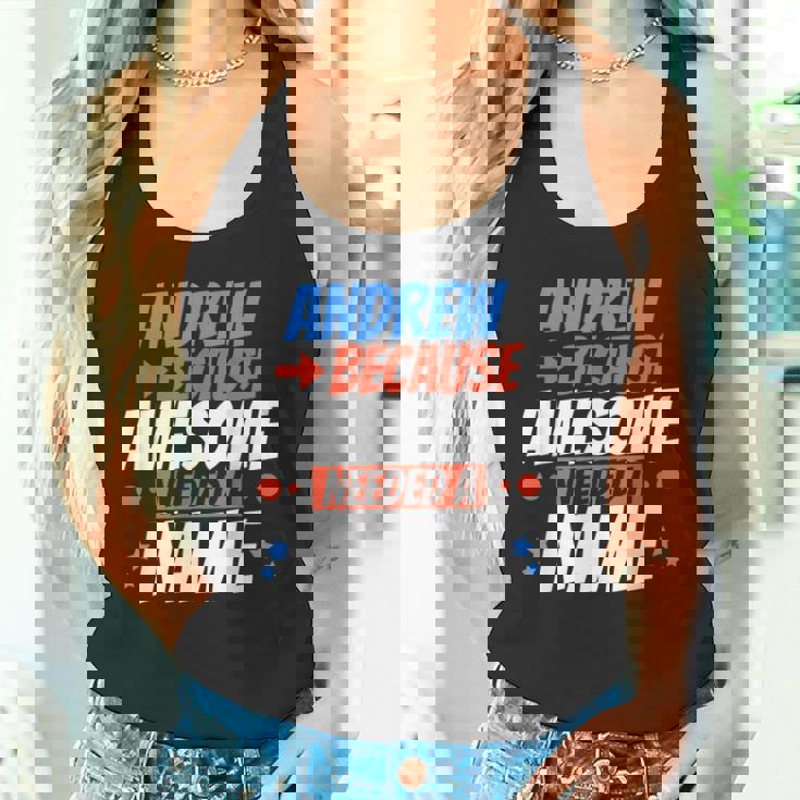 アンドリュー。すごい名前が必要だったから面白いアンドリュー タンクトップ